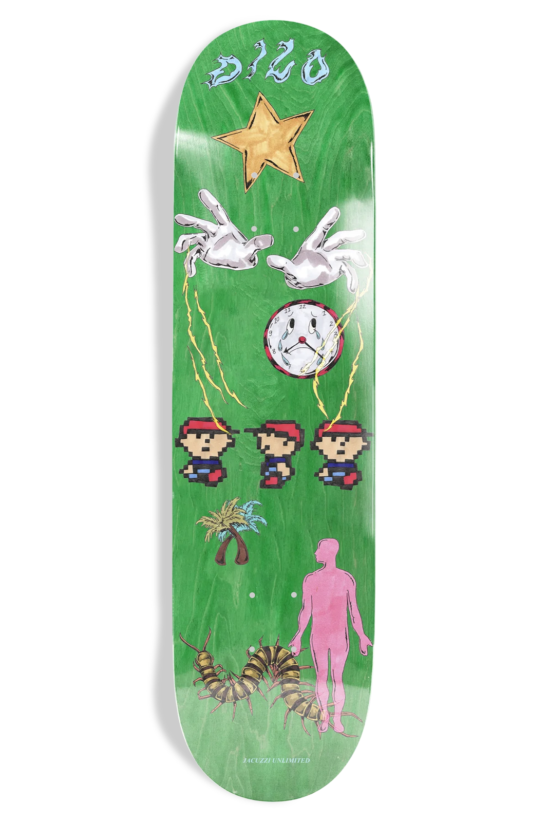 Jacuzzi Unlimted John Dilo Projection 8.5" Skateboard Deck