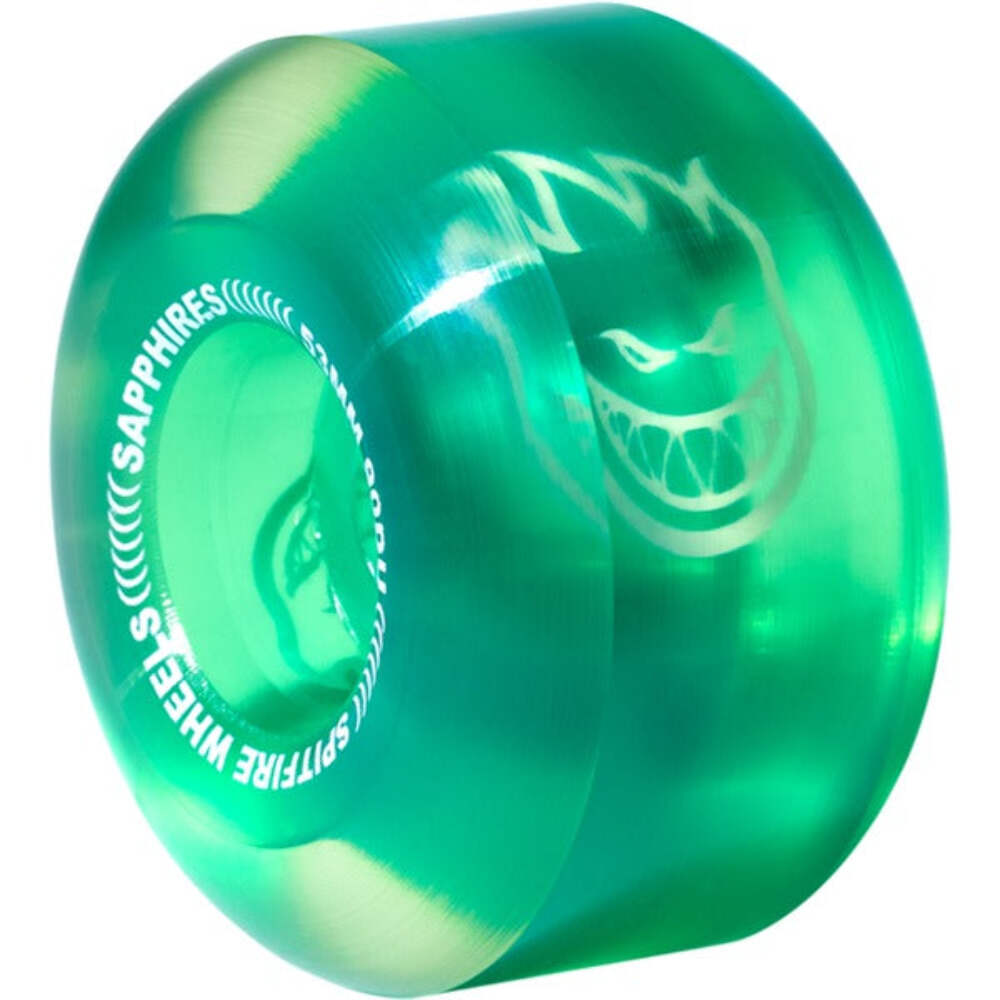 Spitfire Sapphires Clear Green 53Mm 90A Skateboard Wheels