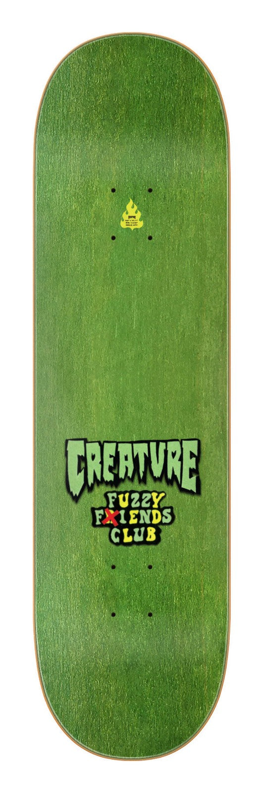 Creature Milton Martinez Fuzzy Fiends 8.6"Skateboard Deck