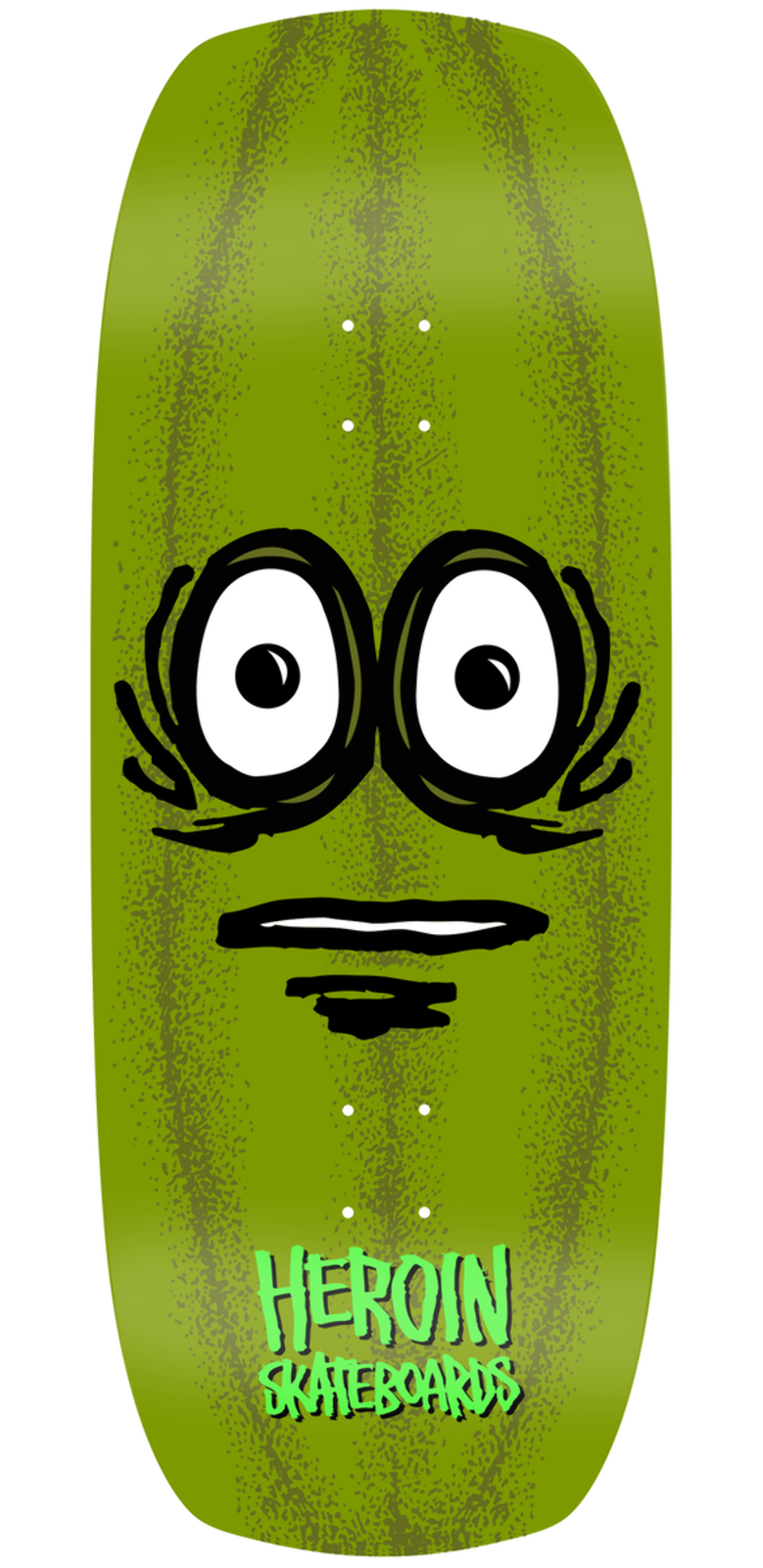 Heroin "The Pickle" 12" Wide Complete Skateboard