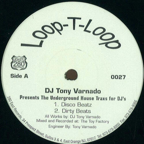 DJ Tony Varnado – The Underground House Trax For DJ's Vinyl LP Record *Sealed 19