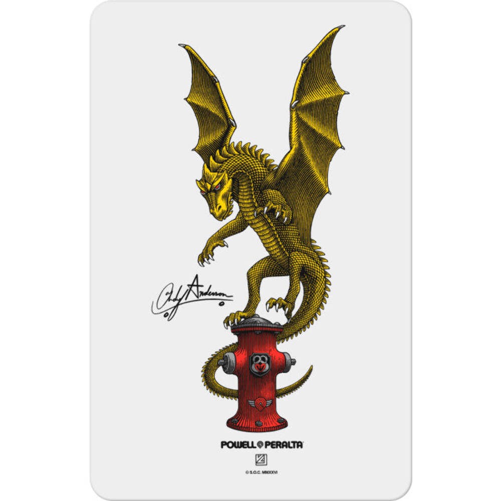 Powell Peralta Pro Andy Anderson Hydrant Dragon Sticker – The Dark