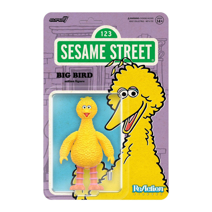 Super7 x SESAME STREET - SUPER GROVER, SHERLOCK HEMLOCK, MR. HOOPER, BIG BIRD Re