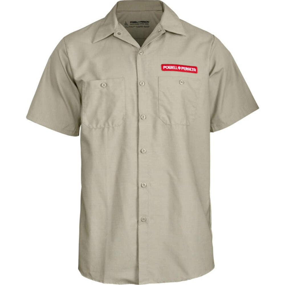 Powell Peralta Supreme Khaki Work Shirt