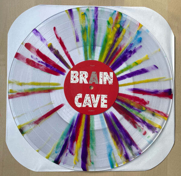 Brain Cave / Knub – Brain Cave / Knub Split 12" Rainbow Splatter Color Vinyl LP