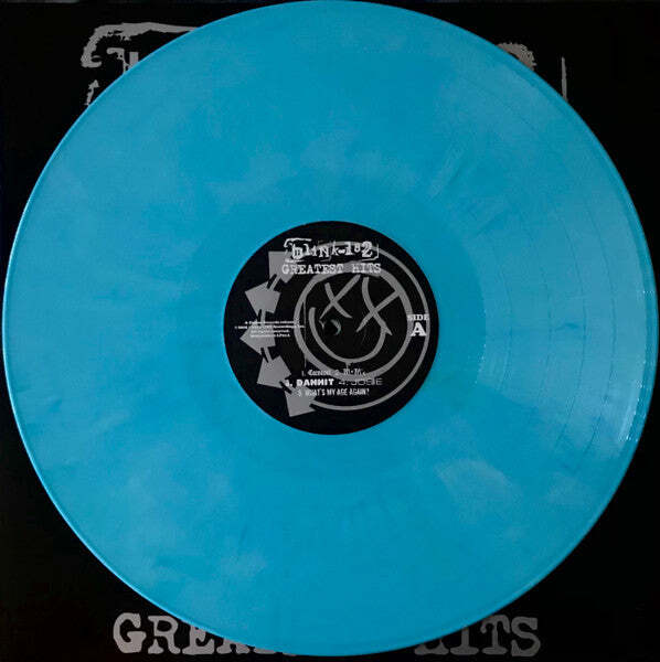 Blink 182 - Greatest Hits Green Blue Color 2xLP Vinyl LP Record *USED 2020 RELEA