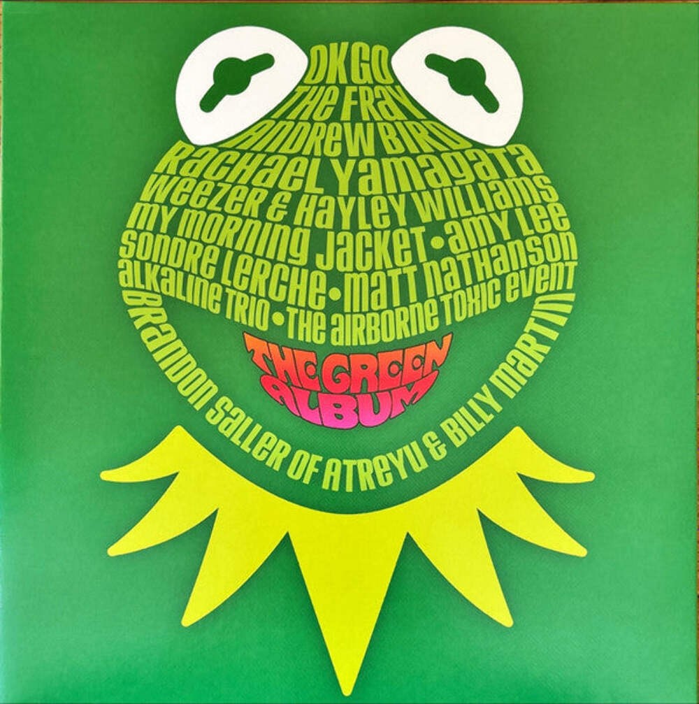 MUPPETS - THE GREEN ALBUM - Weezer/My Morning Jacket/Amy Lee/Etc (Color Vinyl) L