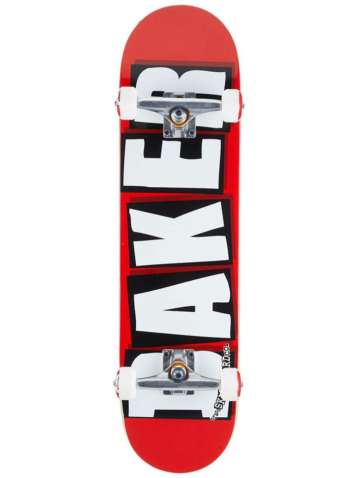 Baker Brand Logo White 7.56" Complete Skateboard
