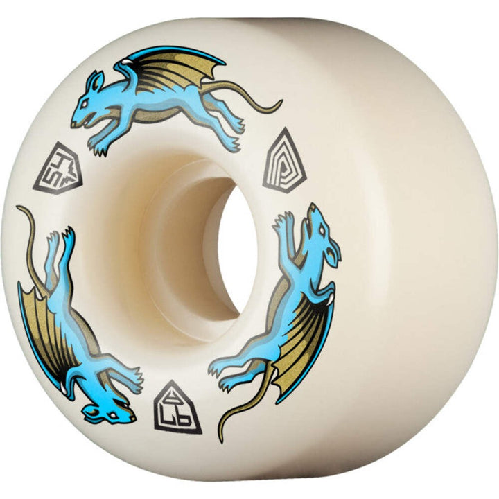 POWELL PERALTA NANO RATS ASYMMETRICAL AV4 54mm 97a SKATEBOARD WHEELS