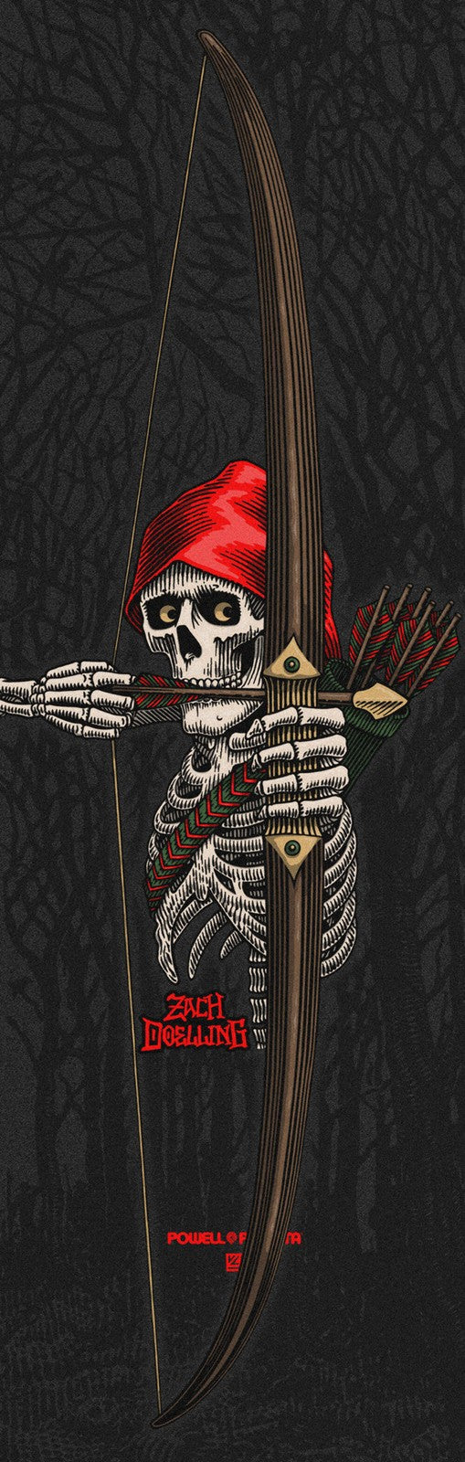 Powell Peralta Zach Doelling Archer 10.5" Skateboard Grip Tape