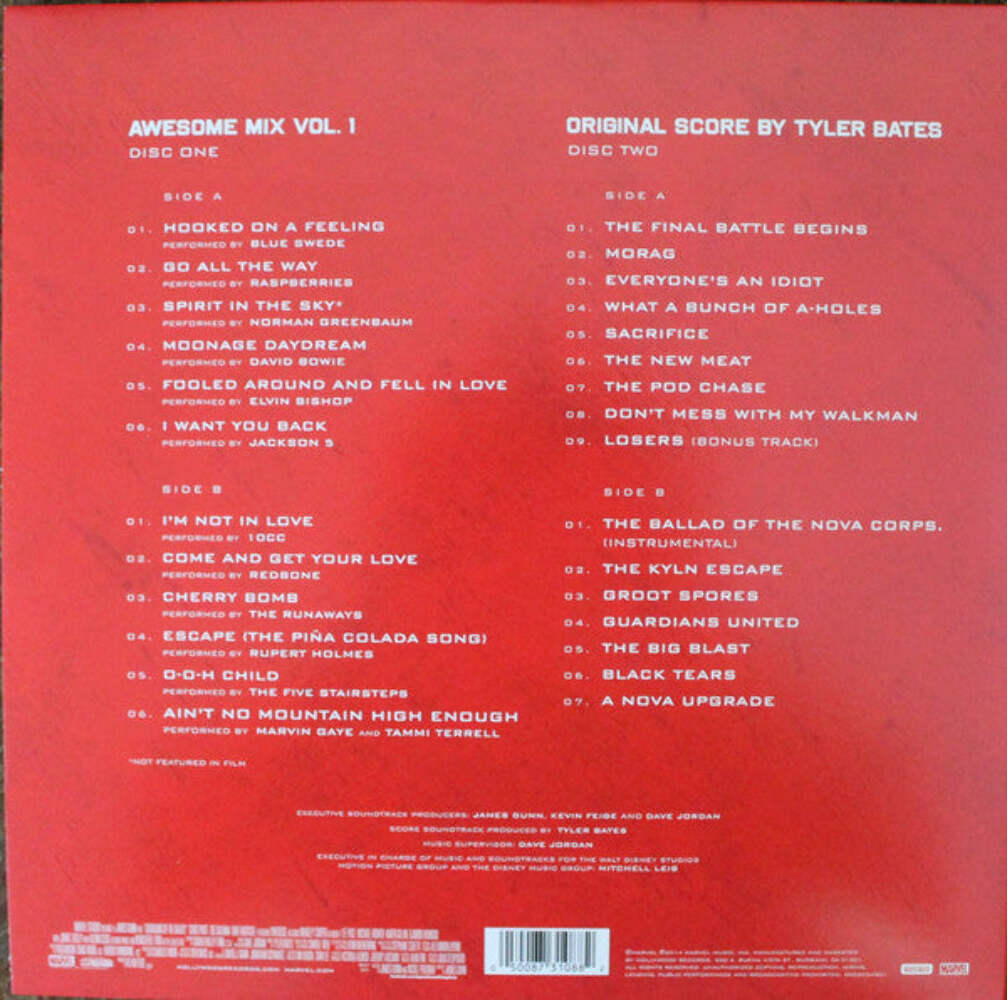 Various Artists - Guardians Of The Galaxy Official Motion Picture Soundtrack OST