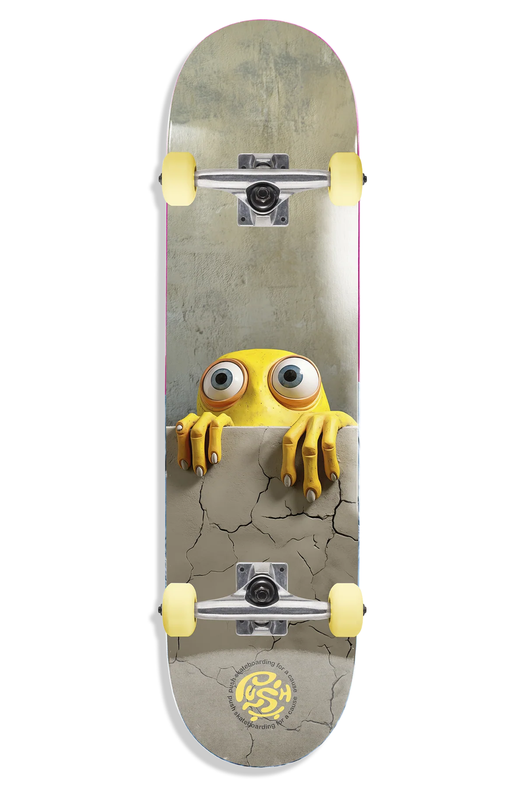 PUSH "PEEK OVER" 7" COMPLETE SKATEBOARD