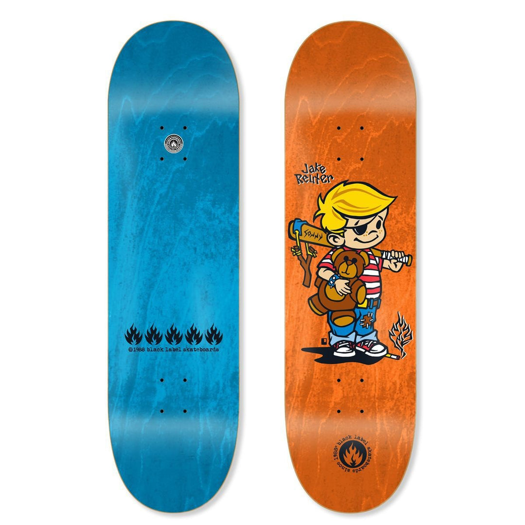 Black Label Jake Reuter "BAD NEWS" 9" Skateboard Deck