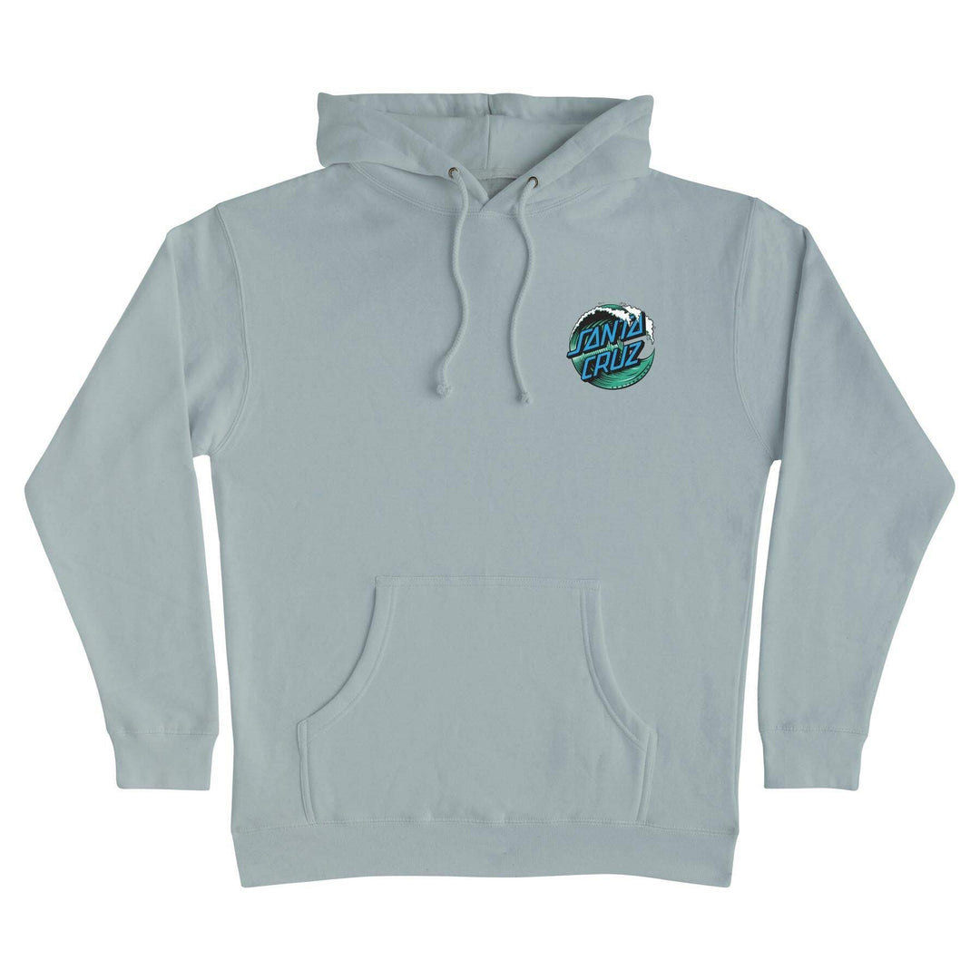 SANTA CRUZ WAVE DOT P/O HEAVYWEIGHT HOODED SWEATSHIRT