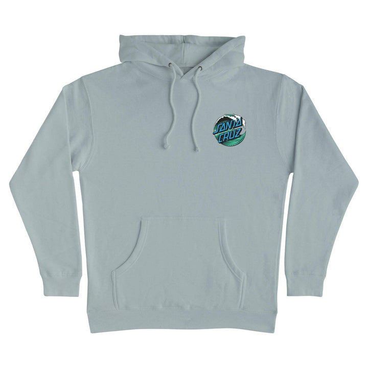 SANTA CRUZ WAVE DOT P/O HEAVYWEIGHT HOODED SWEATSHIRT