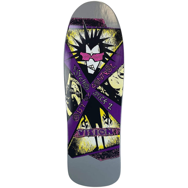 VISION "PSYCHO STICK 2" 10" COMPLETE SKATEBOARD