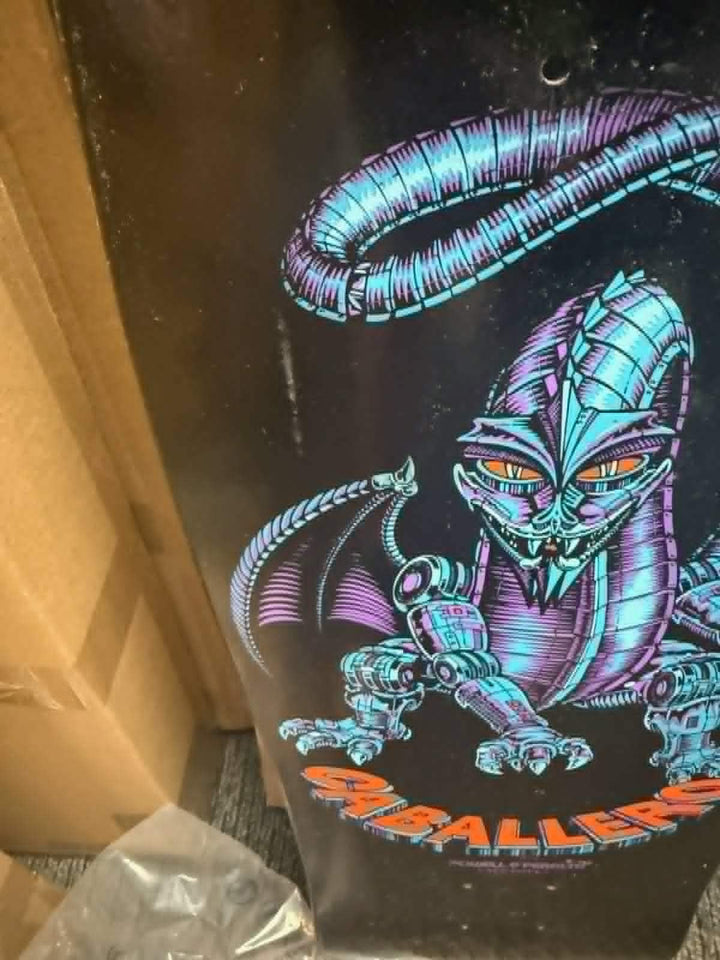Powell Peralta Steve Caballero Mechanical Dragon Black 10" Skateboard Deck