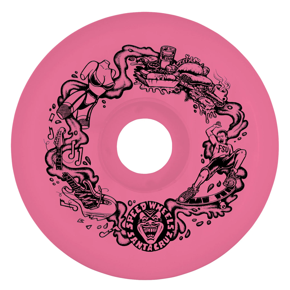 Slime Balls Big Balls Speedwheels Pink 65Mm 92A Skateboard Wheels