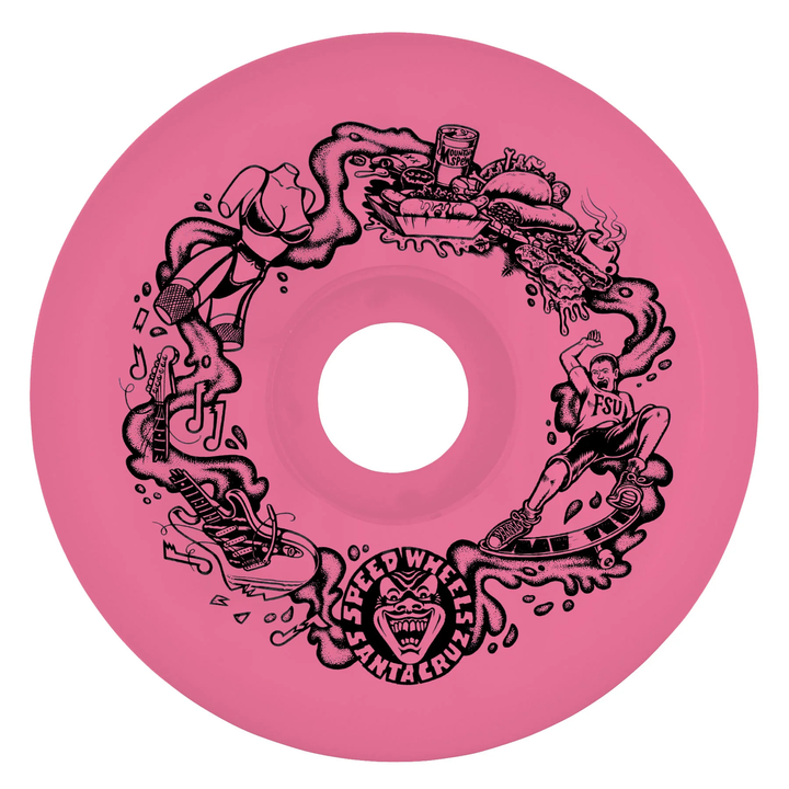 Slime Balls Big Balls Speedwheels Pink 65Mm 92A Skateboard Wheels