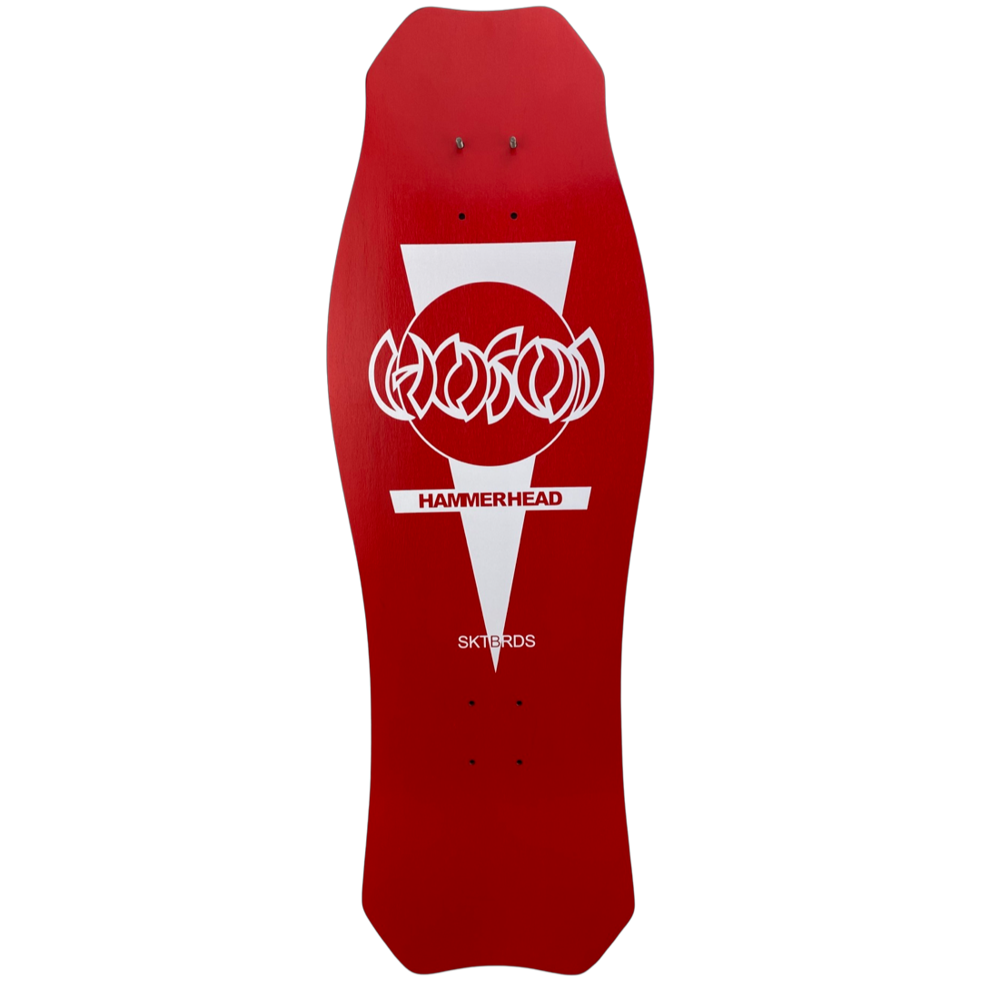 Hosoi O.G. Hammerhead Double Take Red / Black 10.5" Skateboard Deck