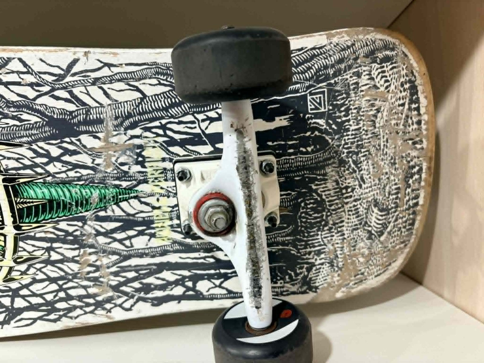 Powell Peralta Tony Hawk Claw White Original 80S Used Complete