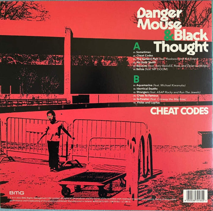 Danger Mouse & Black Thought - Cheat Codes Red Color Vinyl LP Record