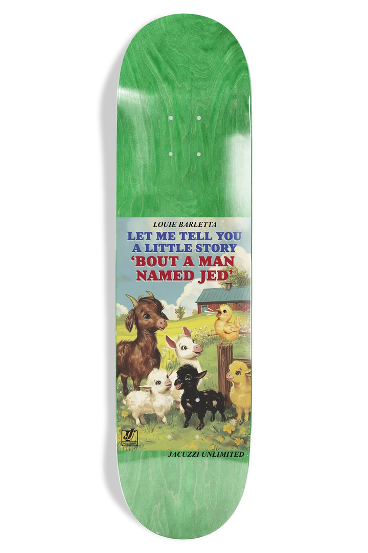 Jacuzzi Barletta Storybook EX7 8.25" Skateboard Deck