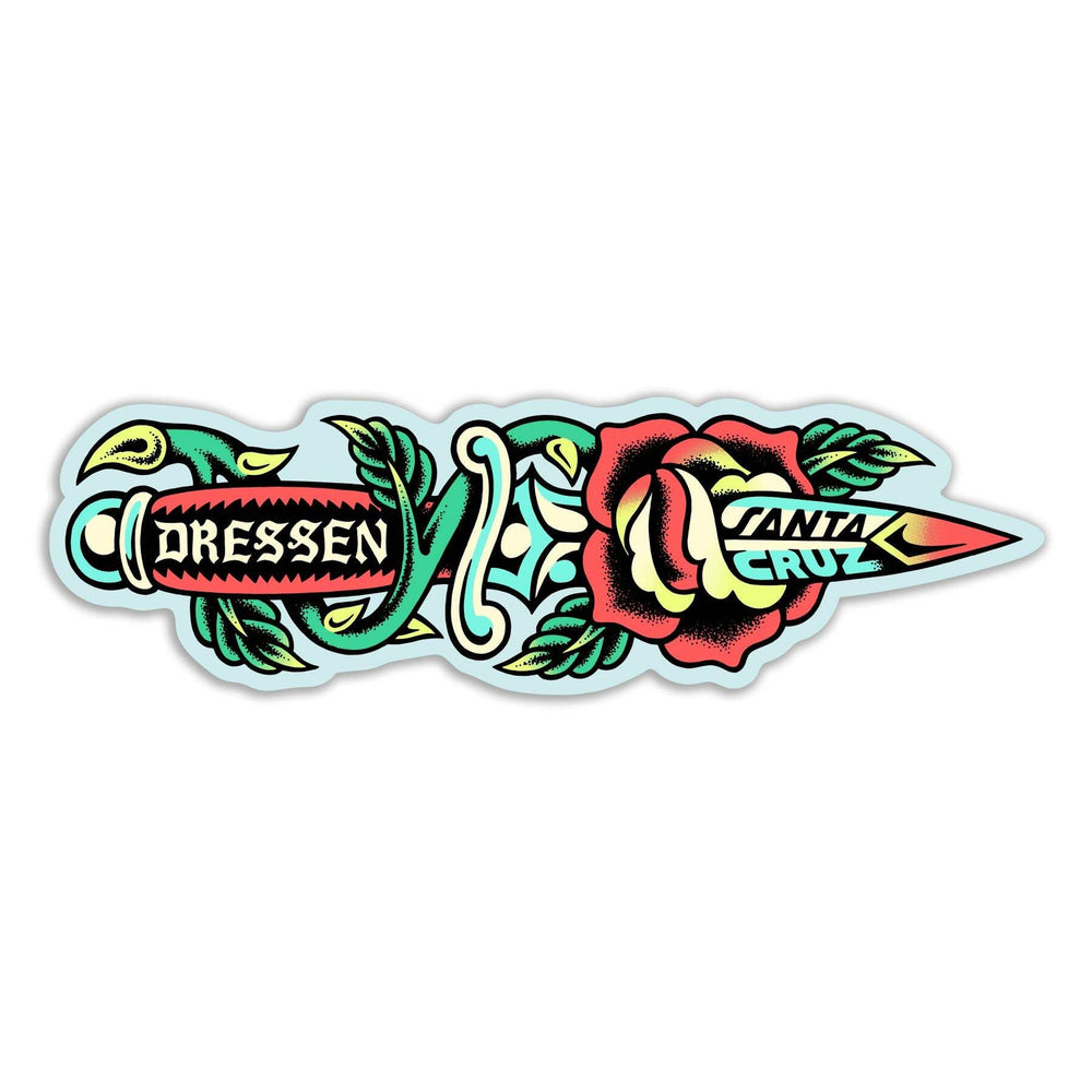 Santa Cruz Assorted Sticker 4Pk