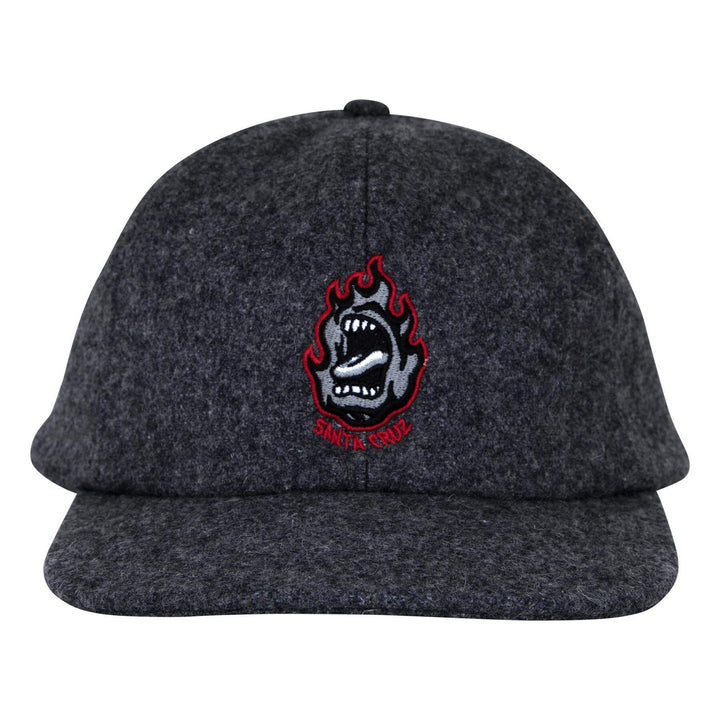 Santa Cruz Screaming Fire Unstructured Snapback Hat