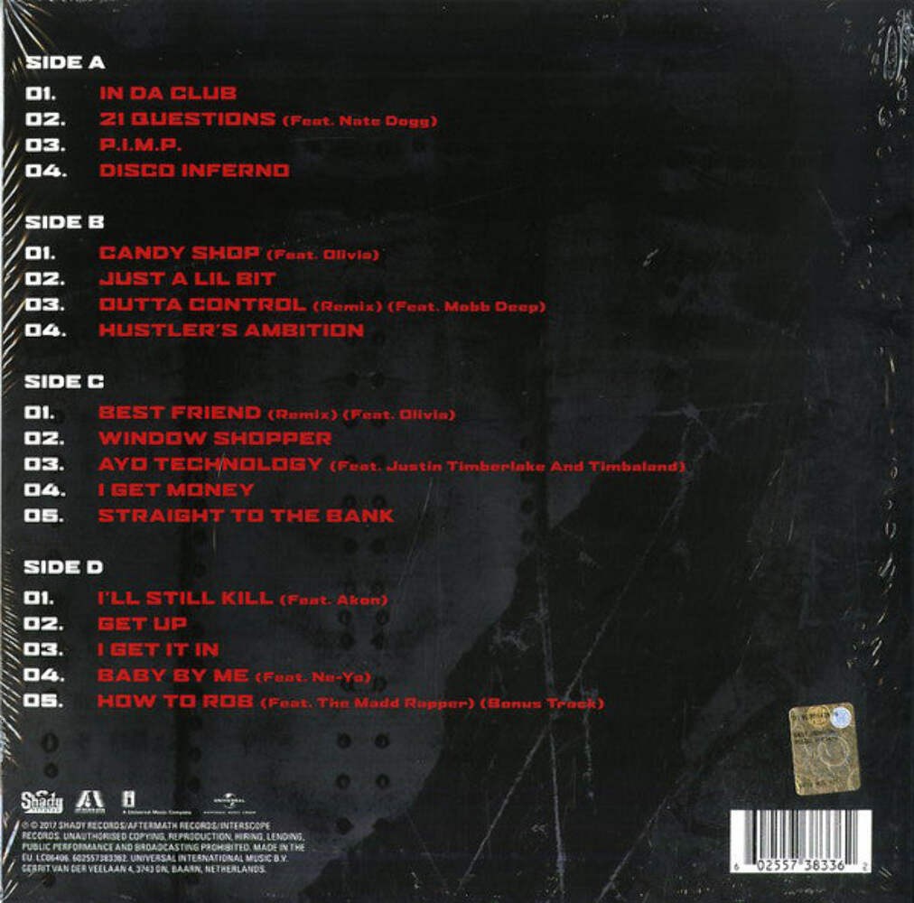 50 Cent - Best Of 2x Vinyl LP Record