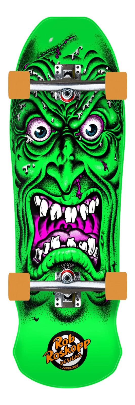 Santa Cruz Roskopp Face 9.5" Cruiser Complete Skateboard