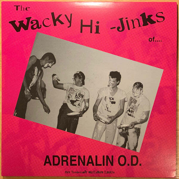 Adrenalin O.D. – The Wacky Hi-Jinks Of Adrenalin O.D. Blue Color Vinyl LP Record