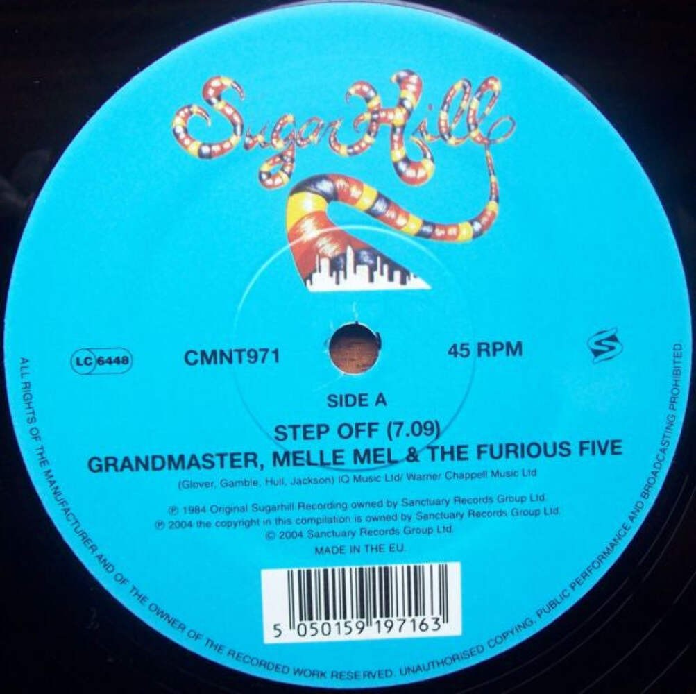 Grandmaster Flash, Melle Mel And The Furious Five – Step Off / Pump Me Up 12" Vi