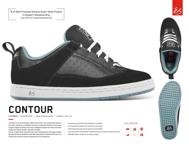 eS Contour Skate Shop Day Skate Shoe
