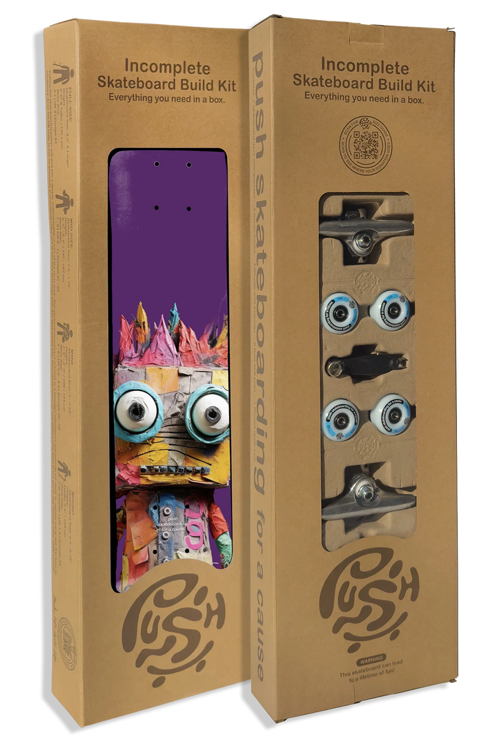 PUSH "Big Ragdoll" 7.5" IN-COMPLETE SKATEBOARD