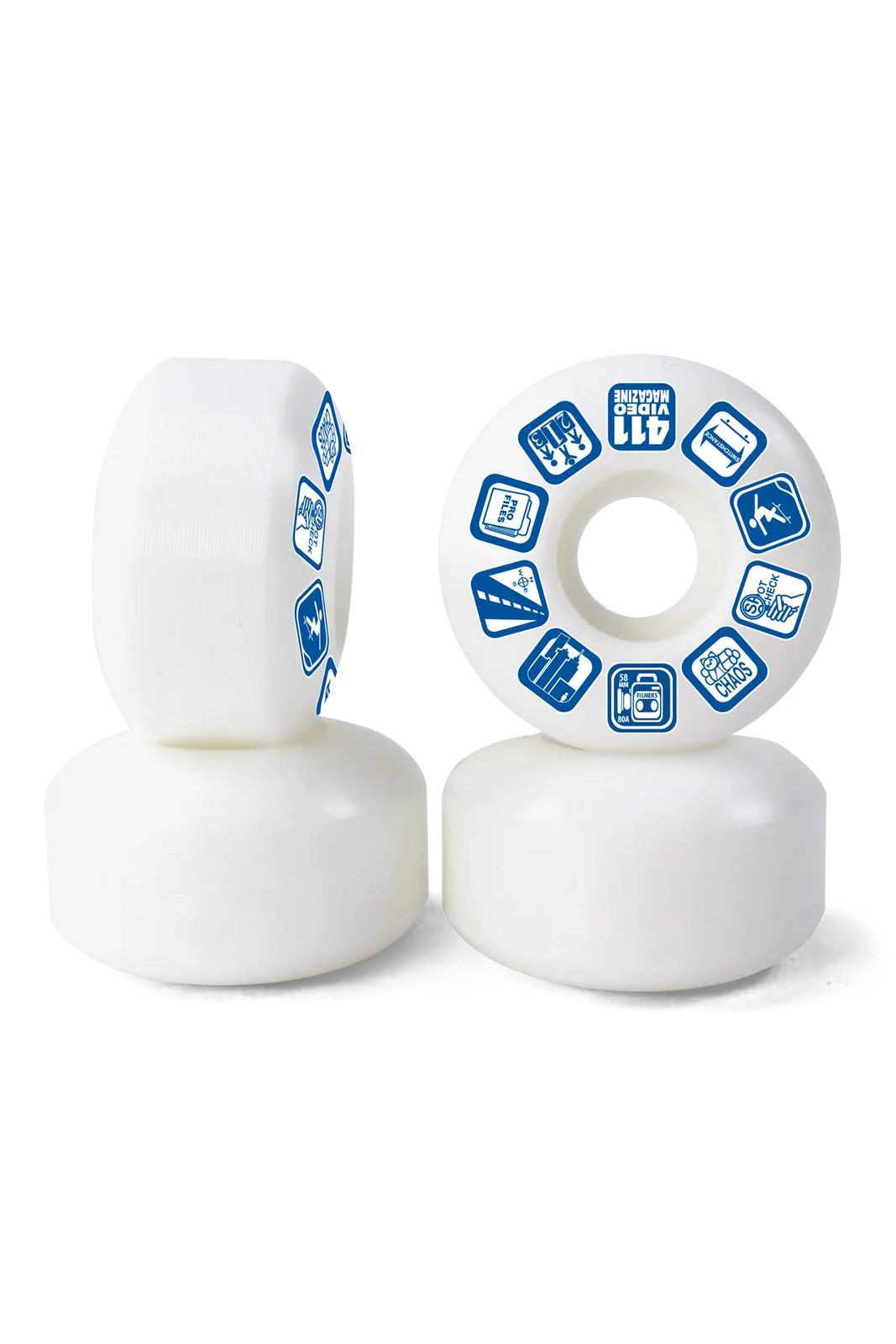 411vm Filmer 58mm 80a Skateboard Wheels