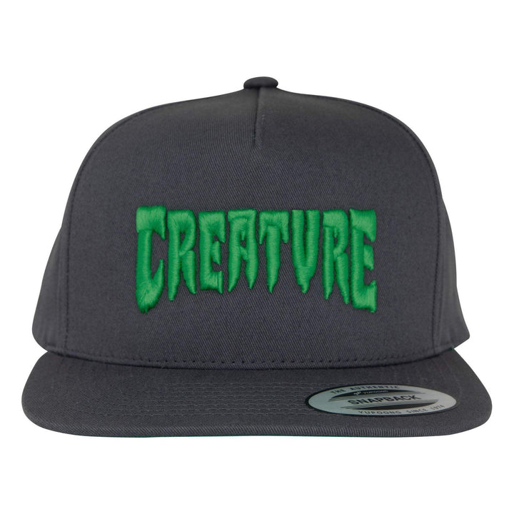 Creature Mono Logo Snapback Structured Hat