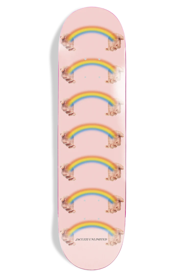 Jacuzzi Rainbow Hands Jet Ski 8.25" Skateboard Deck