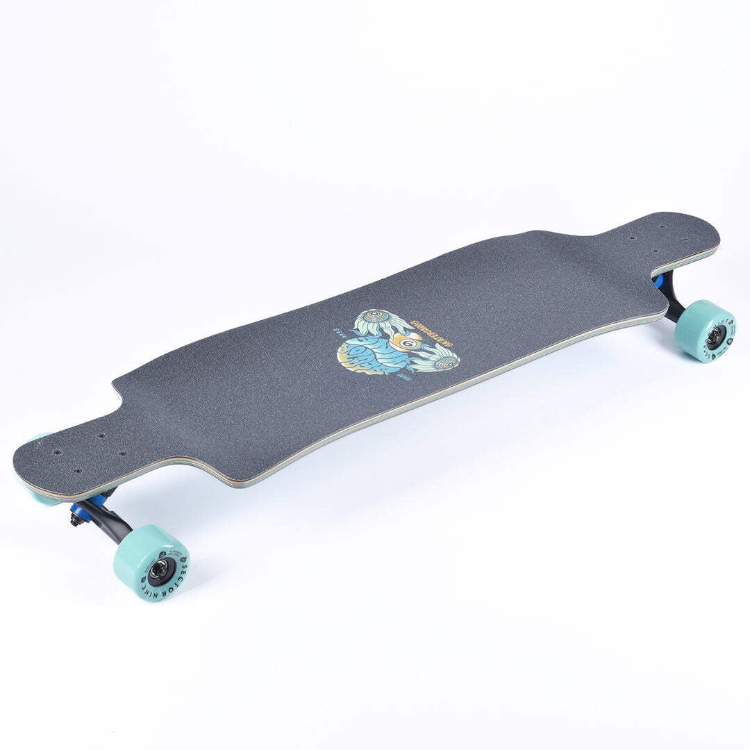 Sector 9 Fault Line Feast 9.75 x 39.5 Complete Drop Thru Longboard