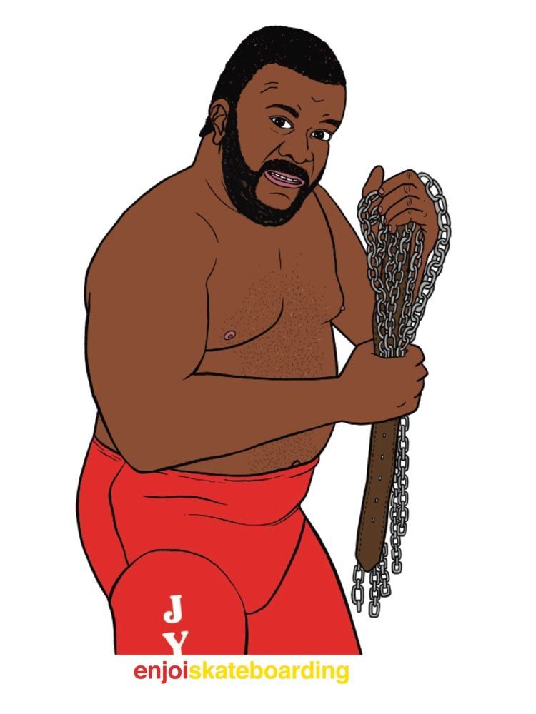 Enjoi Body Slam Junkyard Dog Sticker