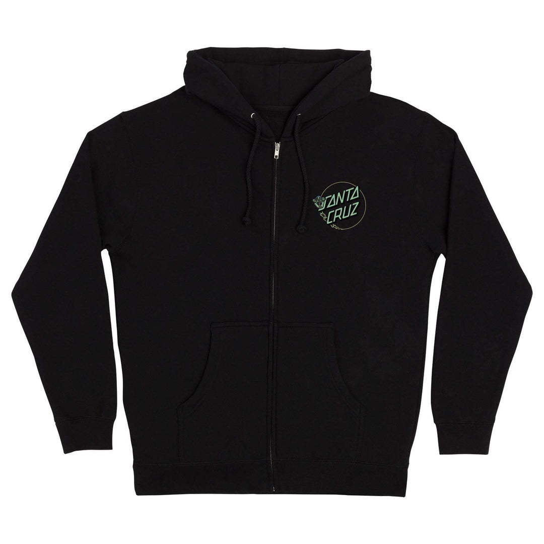 Santa Cruz Winkowski Dope Planet 2 Dot Zip-Up Hooded Sweatshirt