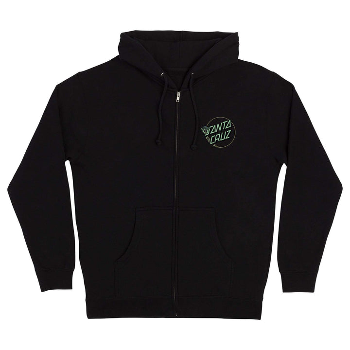 Santa Cruz Winkowski Dope Planet 2 Dot Zip-Up Hooded Sweatshirt