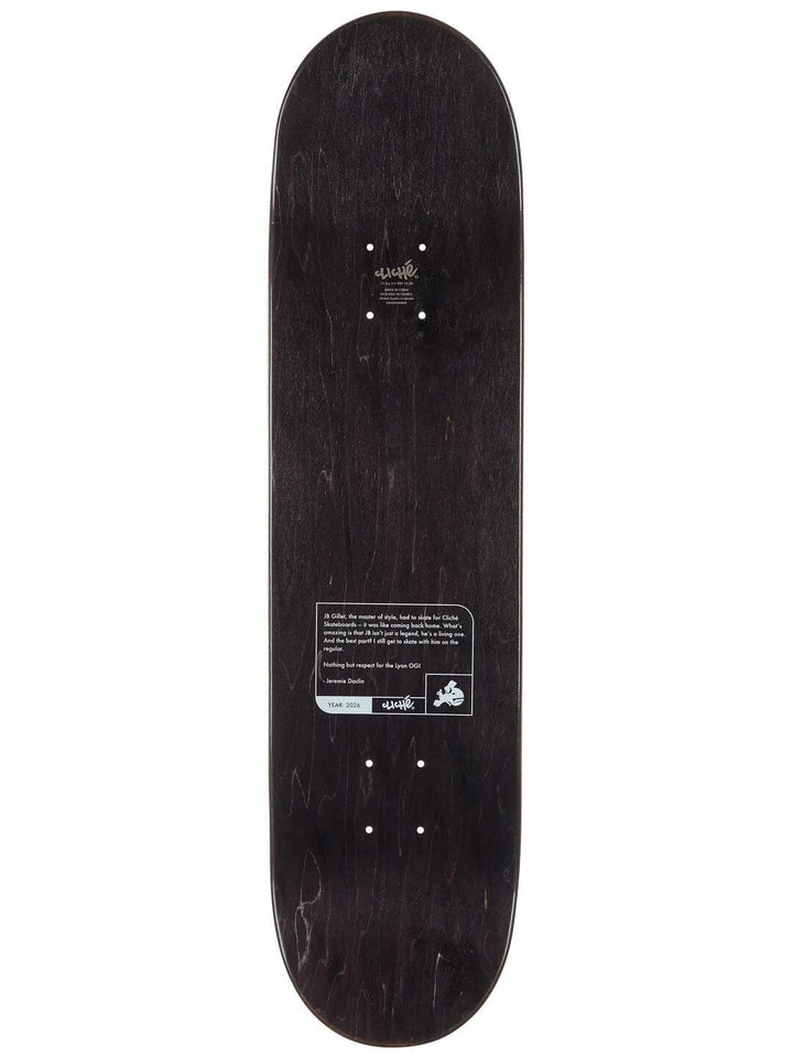 Cliché JB Gillet Lyon 8" Skateboard Deck