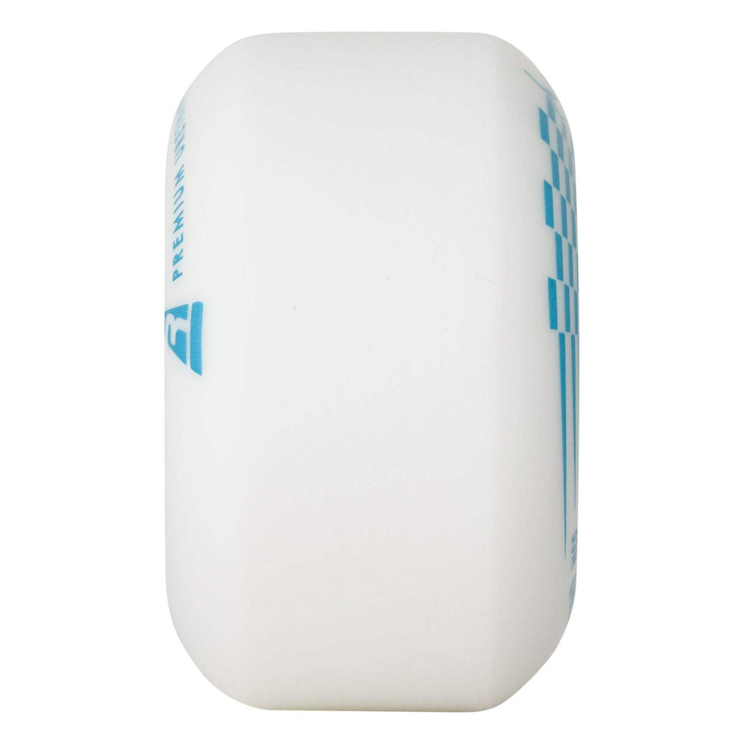 Ricta Chrome Core White Teal 53mm 99a Skateboard Wheels