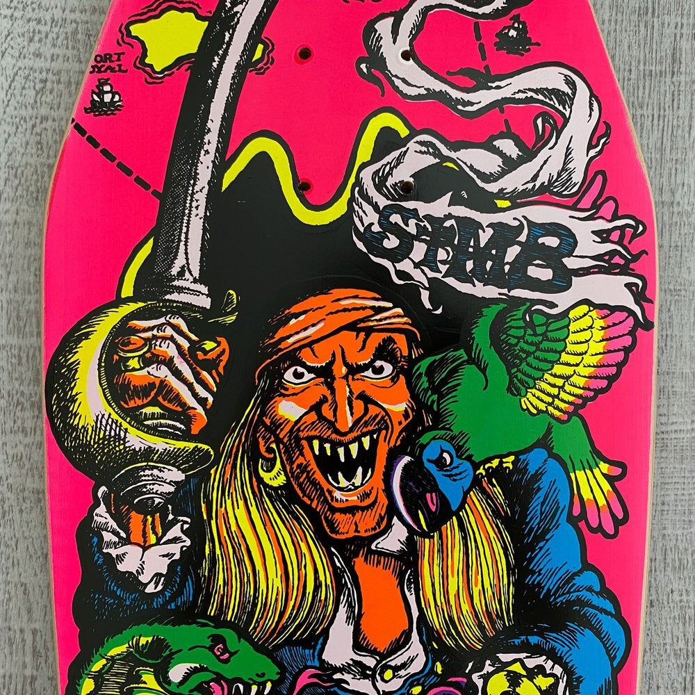 KEVIN STAAB Limited Edition Signed Pink Staab Pirate Skateboard Deck