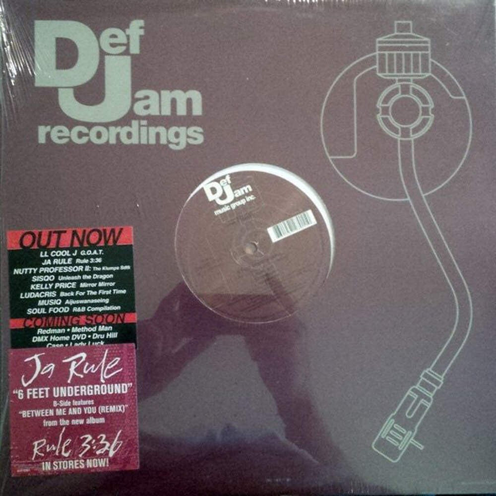 Ja Rule ‎– 6 Feet Underground 12" Vinyl LP