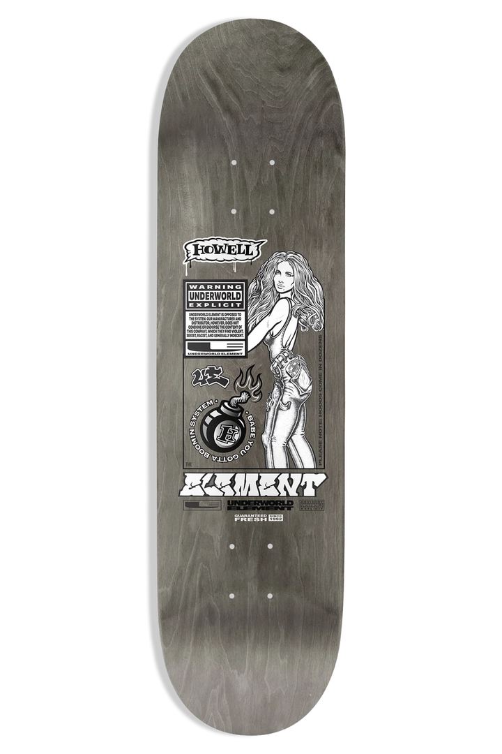Underworld Element Howell Boomin System EX7 8.5" Skateboard Deck