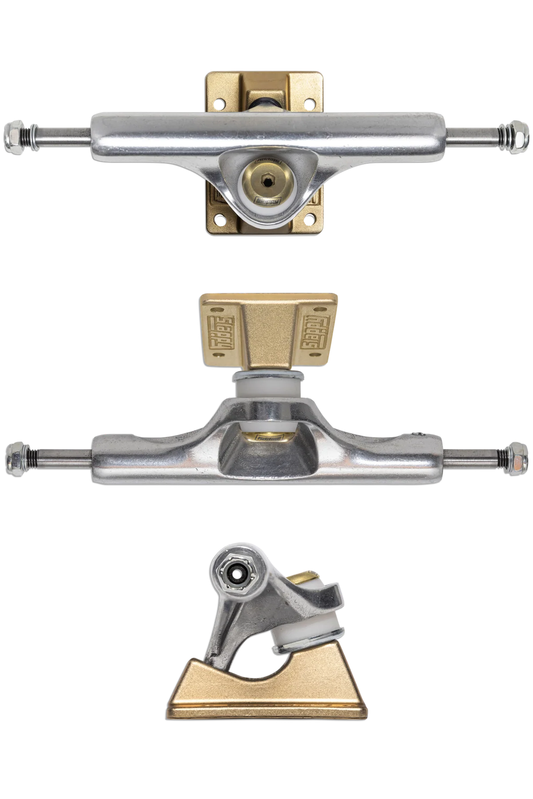 SLAPPY ST1 Inverted Hollow Lights/Ultra Low (Gold) Skateboard Trucks
