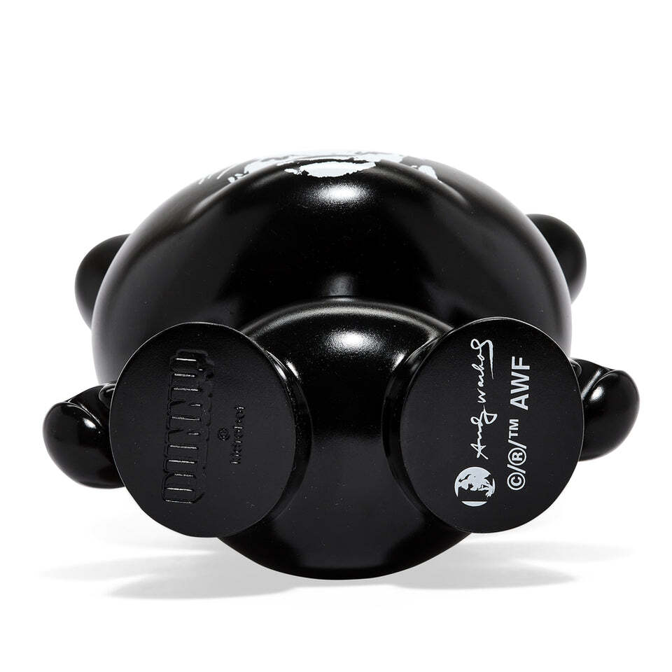 KIDROBOT x ANDY WARHOL FRIGHT WIG SELF-PORTRAIT 8" MASTERPIECE DUNNY - MONOCHROM