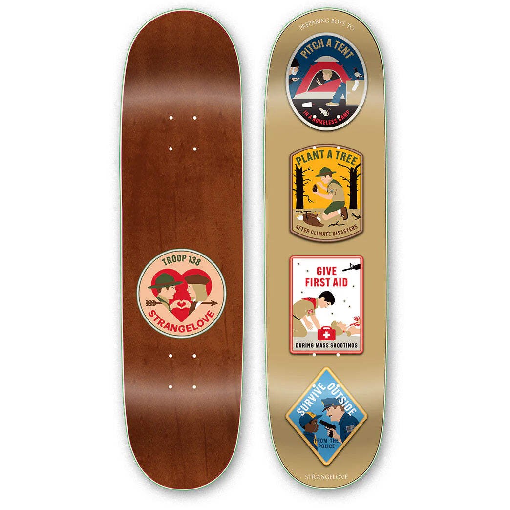 StrangeLove Winston Tseng "Preparing Boys" 8.25" Skateboard Deck